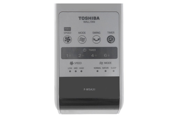 Quạt treo tường Toshiba 3 cánh điều khiển từ xa 40cm F-WSA20(H)VN