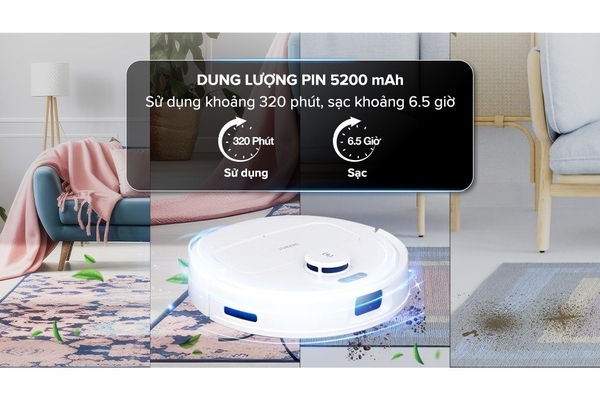 Robot hút bụi lau nhà Ecovacs Deebot N30 PRO OMNI