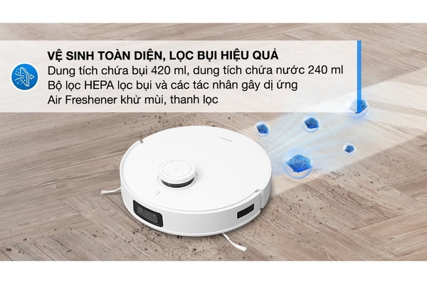 Robot hút bụi lau nhà Ecovacs Deebot T10