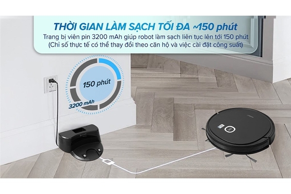 Robot hút bụi lau nhà Ecovacs Deebot U2 Pro