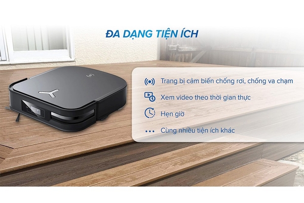 Robot hút bụi lau nhà Ecovacs Deebot X2 Combo