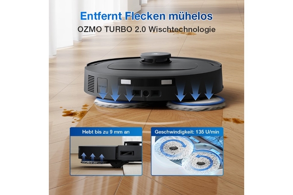 Robot hút bụi lau nhà Ecovacs T30C Gen 2 Đen