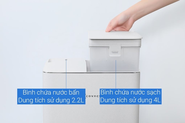 Robot hút bụi lau nhà Ecovacs Deebot T90 PRO OMNI - Trắng