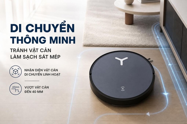 Robot hút bụi lau nhà Ecovacs X12 OmniCyclone