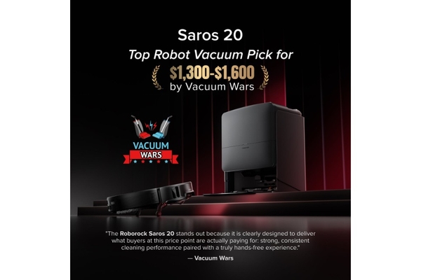 Robot hút bụi lau nhà Roborock Saros 20 Auto - Đen
