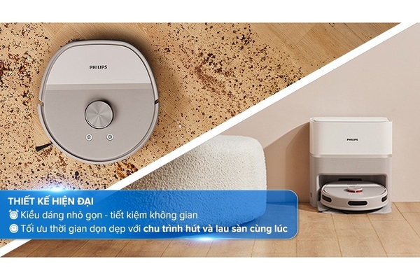 Robot Hút Bụi Và Lau Nhà Philips XU6500/82