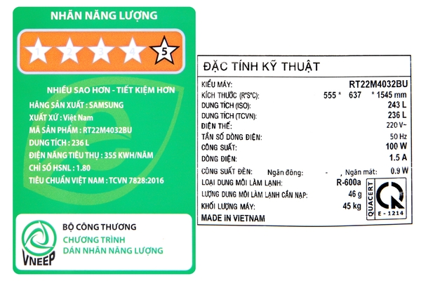 Tủ lạnh Samsung Inverter 236 lít RT22M4032BU/SV - ảnh 13