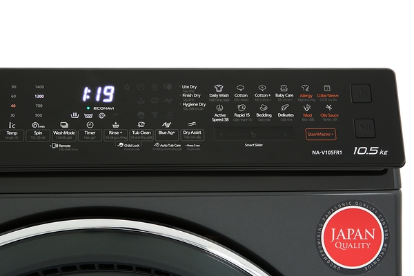 Máy giặt sấy Panasonic Inverter 10.5/2 kg NA-V105FR1BV - ảnh 5