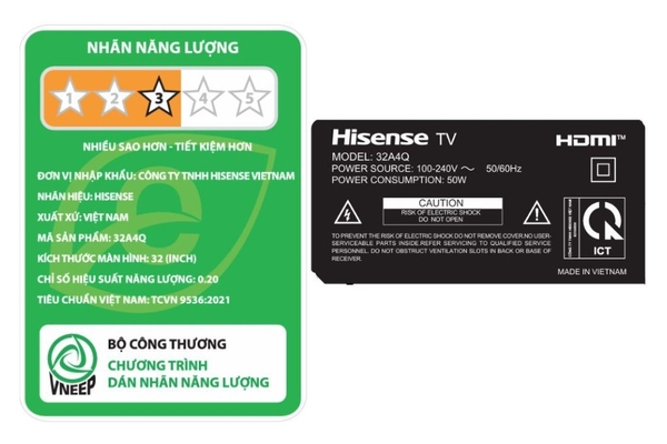 Smart Tivi Hisense HD 32 inch 32A4Q