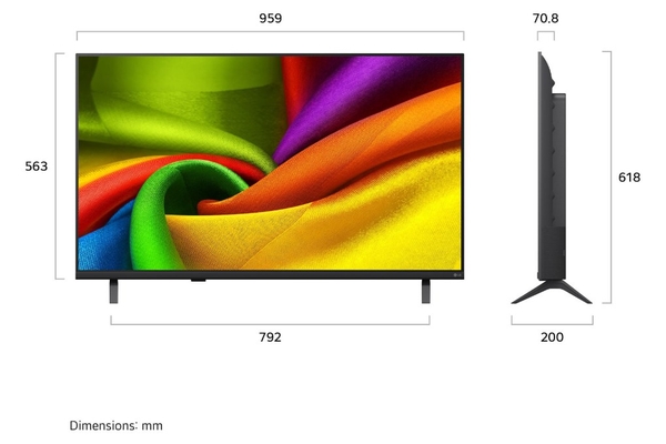 Smart Tivi LG NANO AI 4K 43 inch 43NU85CBPSA Mới 2026