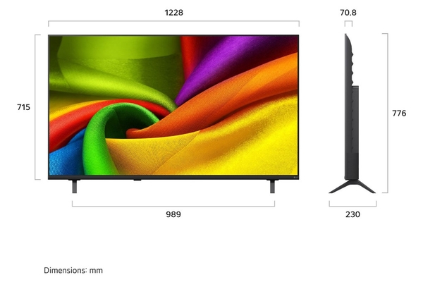 Smart Tivi LG NANO AI 4K 55 inch 55NU85CBPSA [55NU85C] Mới 2026