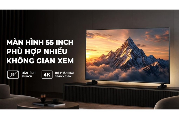 Smart Tivi Mini LED Hisense AI 4K 55 inch 55U6SE Mới 2026
