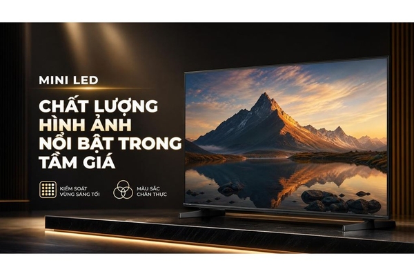 Smart Tivi Mini LED Hisense AI 4K 55 inch 55U6SE Mới 2026