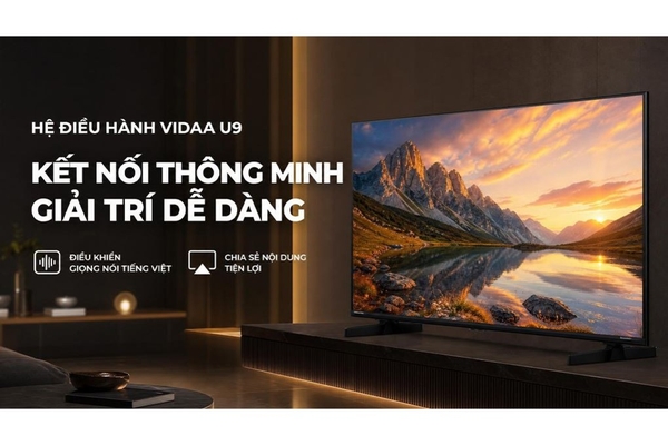 Smart Tivi Mini LED Hisense AI 4K 55 inch 55U6SE Mới 2026