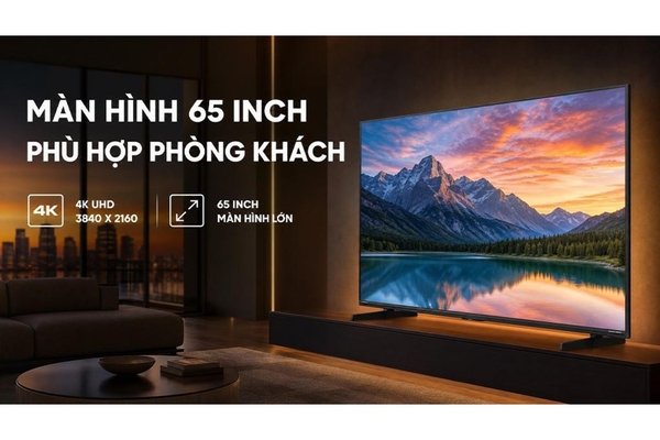Smart Tivi Mini LED Hisense AI 4K 65 inch 65U6SE Mới 2026