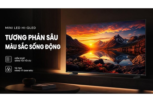 Smart Tivi Mini LED Hisense AI 4K 65 inch 65U6SE Mới 2026