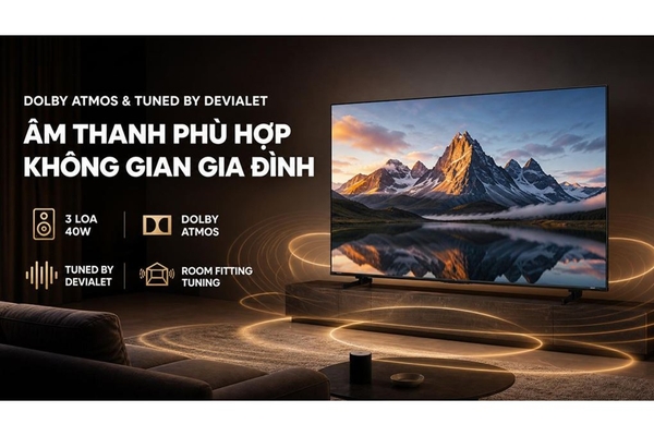 Smart Tivi Mini LED Hisense AI 4K 65 inch 65U6SE Mới 2026