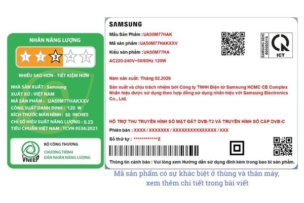 Smart Tivi Mini LED Samsung AI 4K 50 inch UA50M77HA - ảnh 5