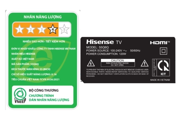 Smart Tivi QLED Hisense 4K 55 inch 55Q6Q
