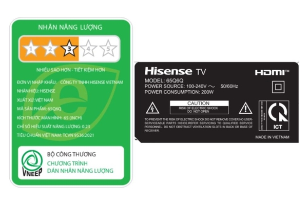 Smart Tivi QLED Hisense 4K 65 inch 65Q6Q