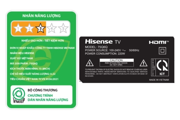 Smart Tivi QLED Hisense 4K 75 inch 75Q6Q