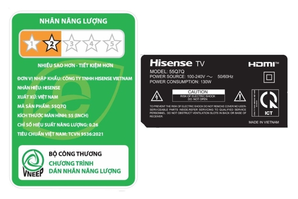 Smart Tivi QLED Hisense AI 4K 55 inch 55Q7Q