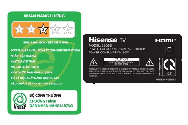 Smart Tivi QLED Hisense HD 32 inch 32Q5S