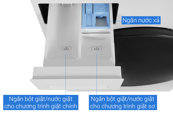 Tháp giặt sấy LG Inverter 14/10 kg WT1410NHE