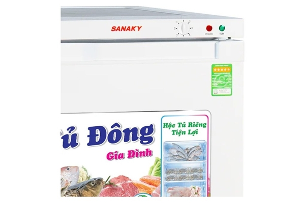 Tủ đông đứng Sanaky 150 lít VH-180VD