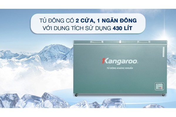 Tủ đông Kangaroo 430 lít KG430G1N