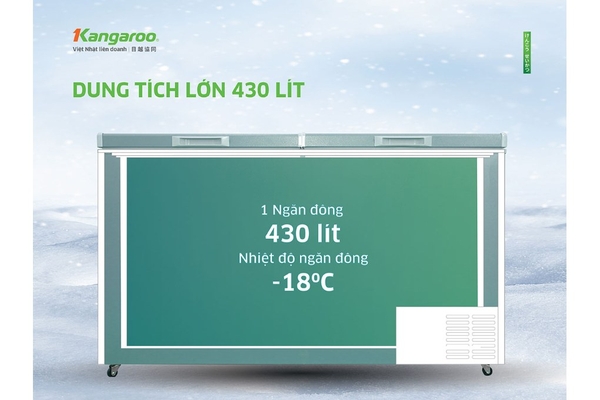 Tủ đông Kangaroo 430 lít KG430G1N