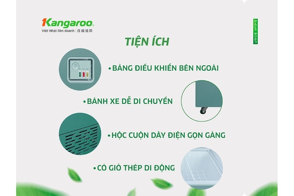 Tủ đông Kangaroo 430 lít KG430G1N