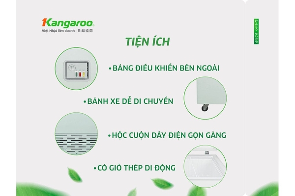 Tủ đông Kangaroo 90 lít dàn nhôm KG168NC1N