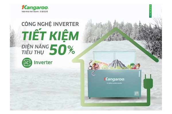 Tủ đông Kangaroo Inverter 375 lít KGFZC375IG1