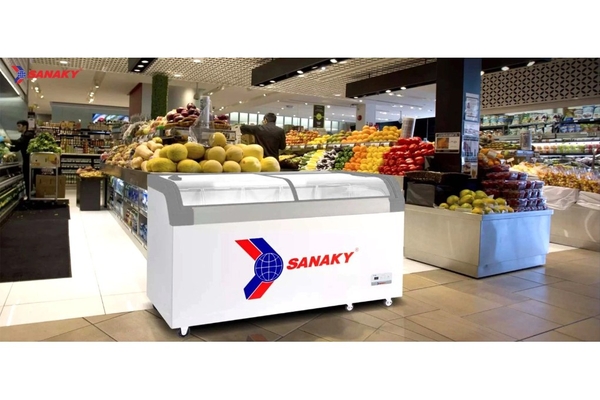 Tủ đông kính lùa Sanaky 500 lít VH-888KA