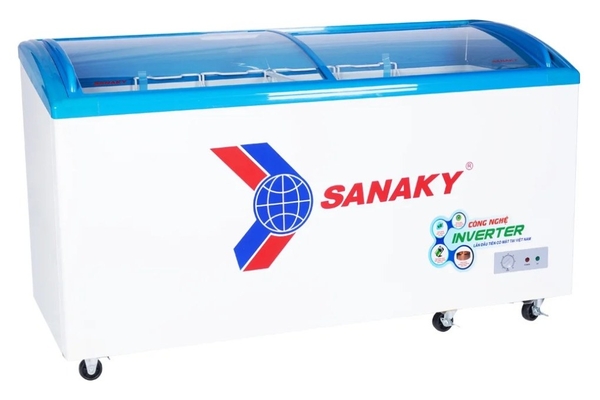 Tủ đông kính lùa Sanaky Inverter 437 lít VH-6899K3
