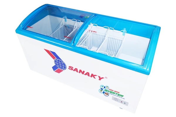 Tủ đông kính lùa Sanaky Inverter 437 lít VH-6899K3