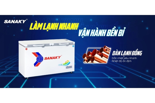 Tủ đông Sanaky 365 lít VH-5699W2K