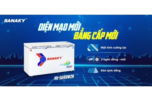 Tủ đông Sanaky 365 lít VH-5699W2K