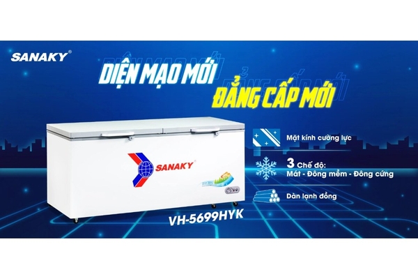 Tủ đông Sanaky 410 lít VH-5699HYK