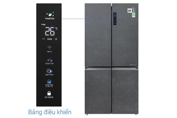 Tủ lạnh 4 cửa Aqua Inverter 660 lít AQR-M727XA(GS)U1 - ảnh 13