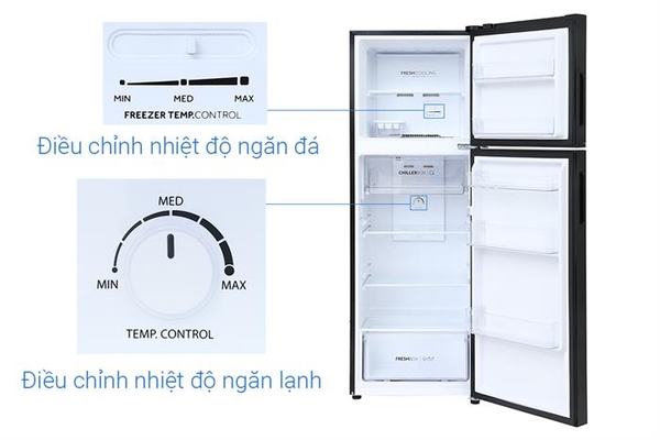 Tủ lạnh Aqua Inverter 236 lít AQR-T260FA(FB) - ảnh 14
