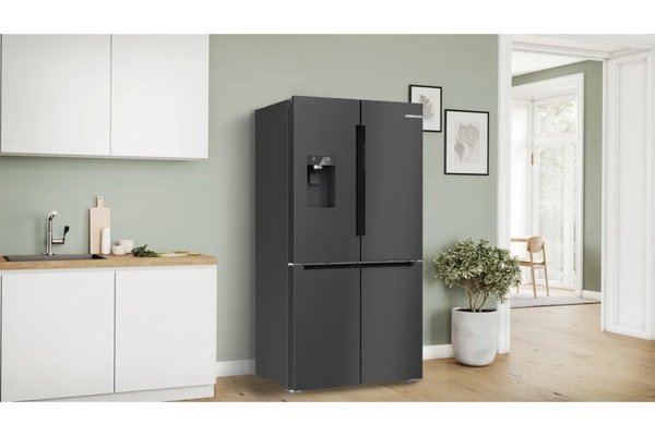 Tủ lạnh Bosch Serie 6 574 lít 4 cánh lấy nước, đá ngoài KFI96AXEA – Màu Đen