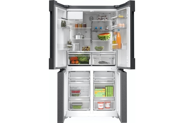 Tủ lạnh Bosch Serie 6 574 lít 4 cánh lấy nước, đá ngoài KFI96AXEA – Màu Đen