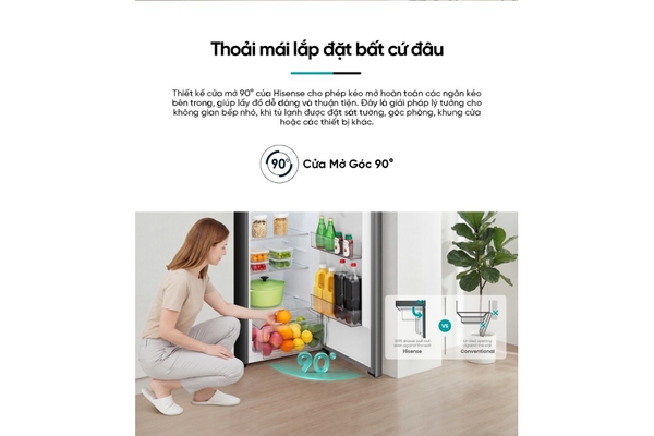 Tủ lạnh Hisense Inverter 251 lít RT251N3AS