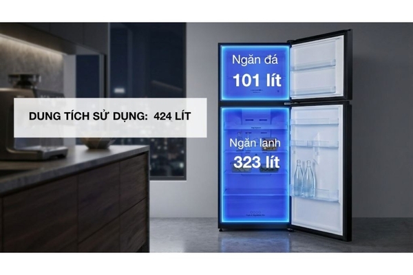 Tủ lạnh Hisense Inverter 424 lít RT549N4EBU Mới 2026
