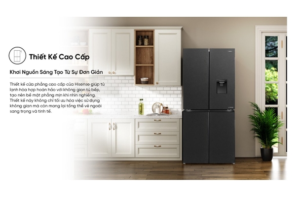 Tủ lạnh Hisense Inverter 427 lít Multi Door RQ559N4EBND Mới 2026
