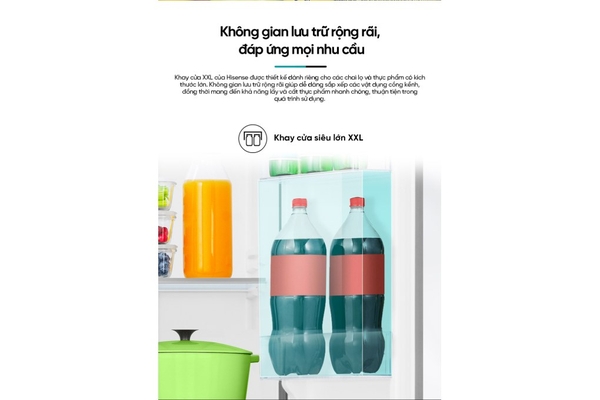 Tủ lạnh Hisense Inverter 460 lít Multi Door RQ465N5ES