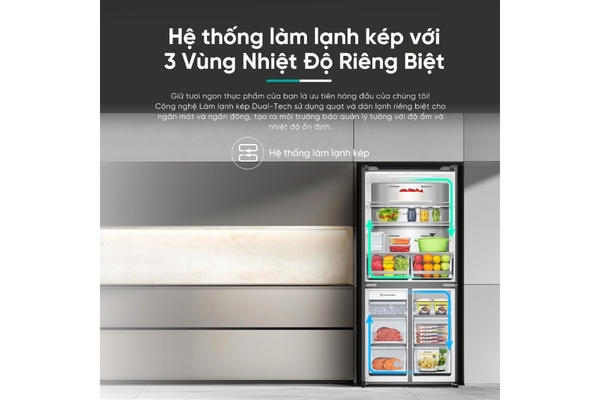 Tủ lạnh Hisense Inverter 488 lít Multi Door RQ630N4EBUI3 Mới 2026