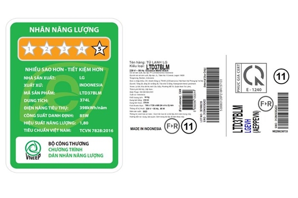 Tủ lạnh LG Inverter 374 lít LTD37BLM - ảnh 14